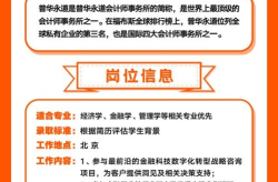 普华永道招聘岗位,开启财务精英新篇章